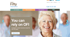 Desktop Screenshot of over50insurance.com.au